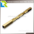 Exquisite pattern decorative golden pipe stainless steel